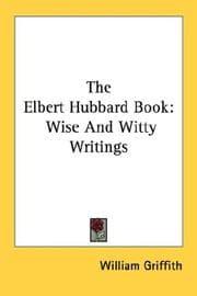 Tapa de The Elbert Hubbard Book