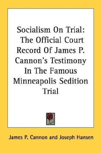Tapa de Socialism On Trial