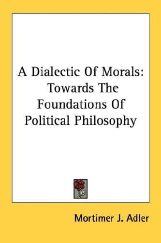 Tapa de A Dialectic Of Morals