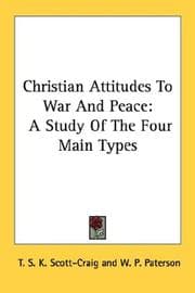 Tapa de Christian attitudes to war and peace