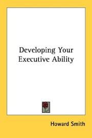 Tapa de Developing Your Executive Ability