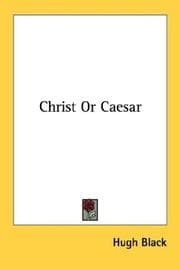 Tapa de Christ Or Caesar