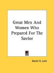 Tapa de Great Men And Women Who Prepared For The Savior