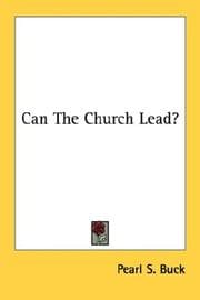 Tapa de Can The Church Lead?