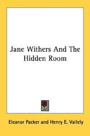 Tapa de Jane Withers And The Hidden Room