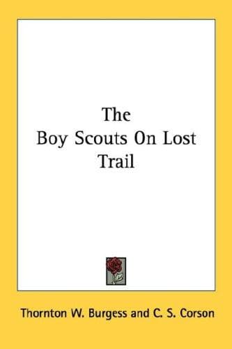 Tapa de The boy scouts on lost trail