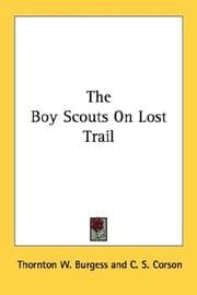 Tapa de The boy scouts on lost trail