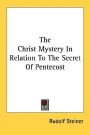Tapa de The Christ Mystery In Relation To The Secret Of Pentecost