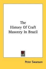 Tapa de The History Of Craft Masonry In Brazil