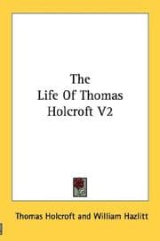Tapa de The Life Of Thomas Holcroft V2