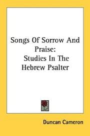 Tapa de Songs Of Sorrow And Praise