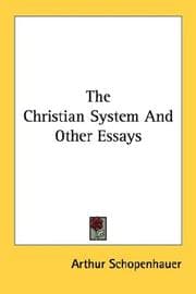 Tapa de The Christian System And Other Essays