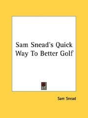 Tapa de Sam Snead's Quick Way To Better Golf