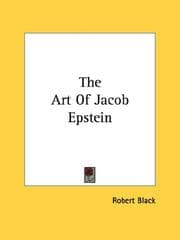 Tapa de The Art Of Jacob Epstein