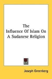 Tapa de The Influence Of Islam On A Sudanese Religion