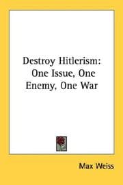 Tapa de Destroy Hitlerism