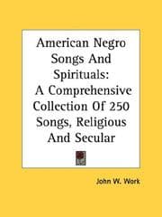 Tapa de American Negro Songs And Spirituals