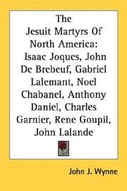 Tapa de The Jesuit martyrs of North America