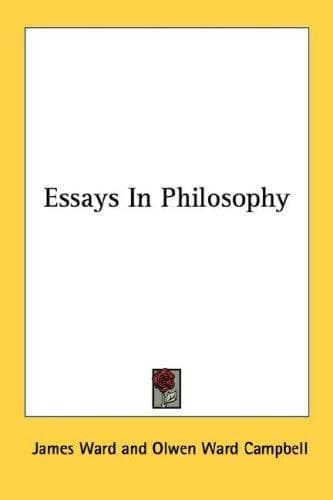 Tapa de Essays In Philosophy