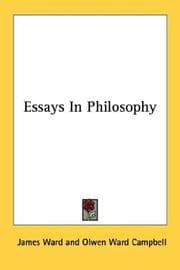 Tapa de Essays In Philosophy