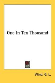 Tapa de One In Ten Thousand