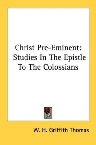 Tapa de Christ Pre-Eminent
