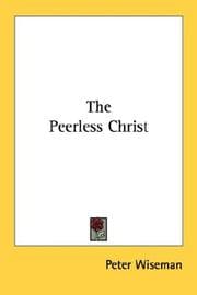 Tapa de The Peerless Christ