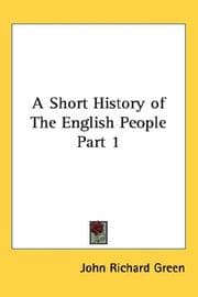 Tapa de A Short History of The English People