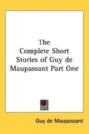 Tapa de The Complete Short Stories of Guy de Maupassant Part One