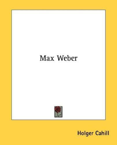 Tapa de Max Weber