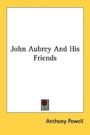 Tapa de John Aubrey And His Friends