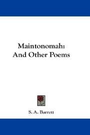 Tapa de Maintonomah