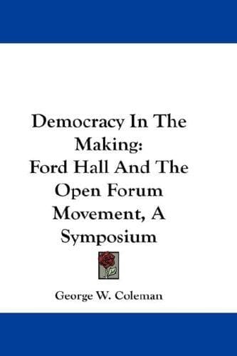 Tapa de Democracy In The Making