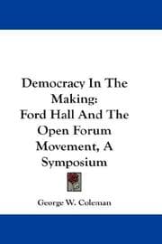 Tapa de Democracy In The Making