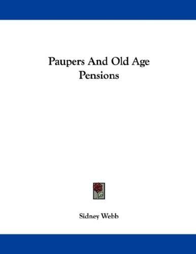Tapa de Paupers and old age pensions