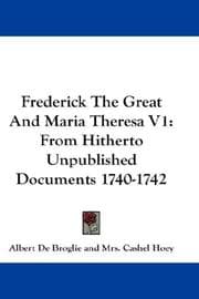 Tapa de Frederick The Great And Maria Theresa V1