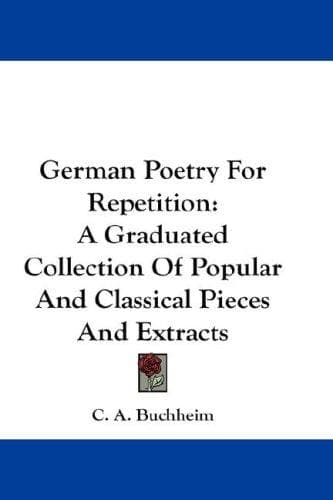 Tapa de German Poetry For Repetition