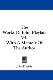 Tapa de The Works Of John Playfair V4