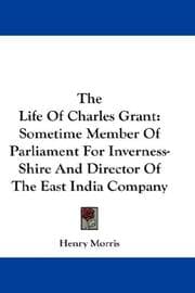 Tapa de The Life Of Charles Grant