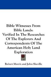 Tapa de Bible Witnesses From Bible Lands