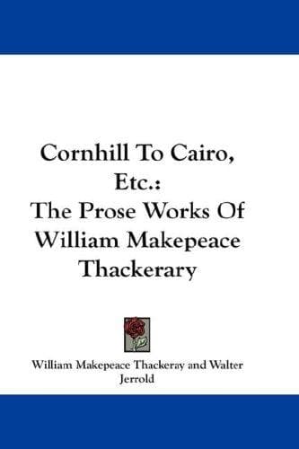Tapa de Cornhill To Cairo, Etc.