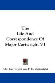 Tapa de The Life And Correspondence Of Major Cartwright V1