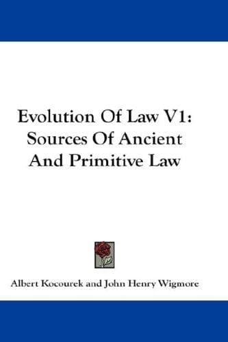Tapa de Evolution Of Law V1