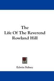 Tapa de The Life Of The Reverend Rowland Hill