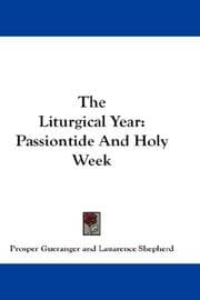 Tapa de The Liturgical Year