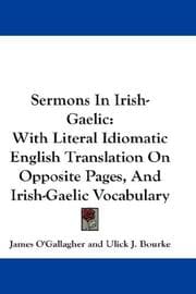 Tapa de Sermons In Irish-Gaelic