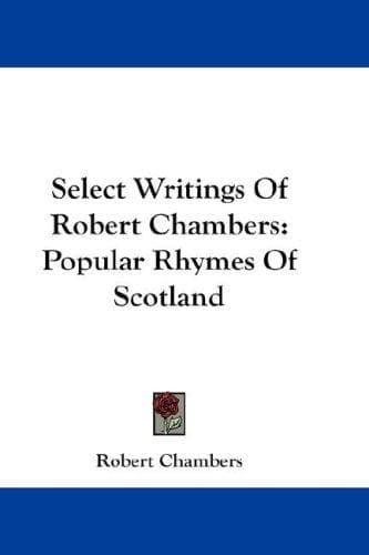 Tapa de Select Writings Of Robert Chambers