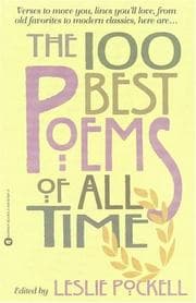 Tapa de The 100 best poems of all time