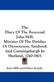 Tapa de The Diary Of The Reverend John Mill