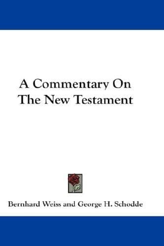 Tapa de A Commentary On The New Testament